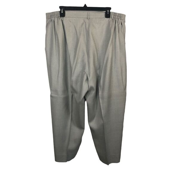 Neiman Marcus Silk Dress Pants Plus Size Fully Lined Ice Blue Grey Size 24 - Picture 2 of 12